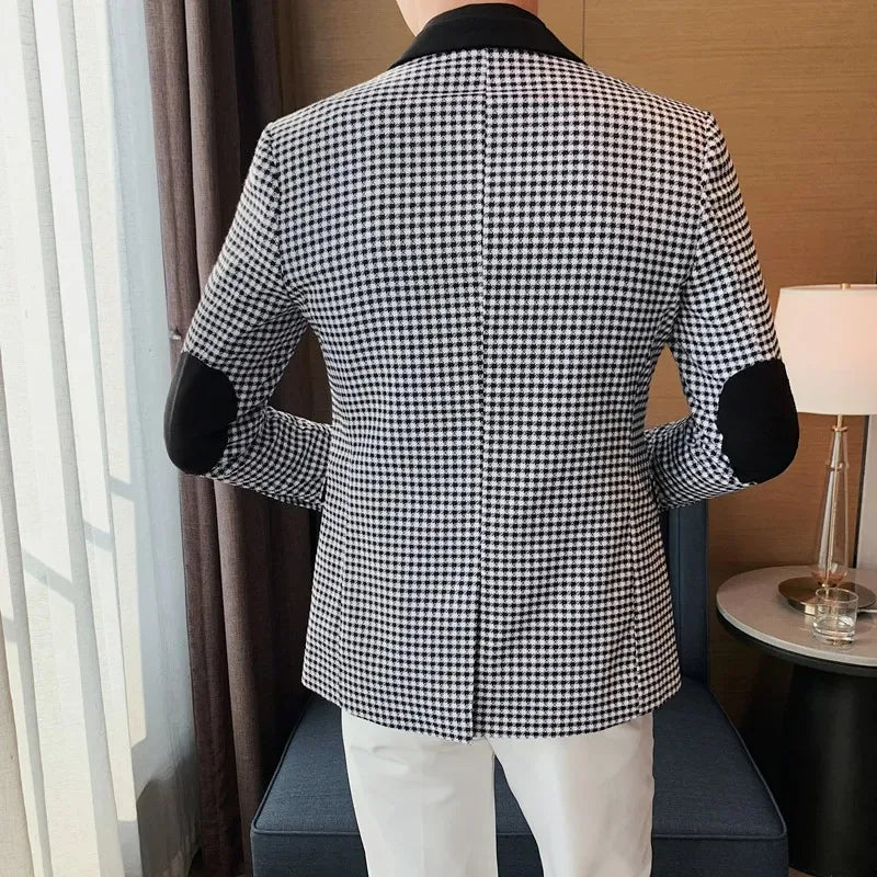 Blazer Masculino Xadrez Dom Veste