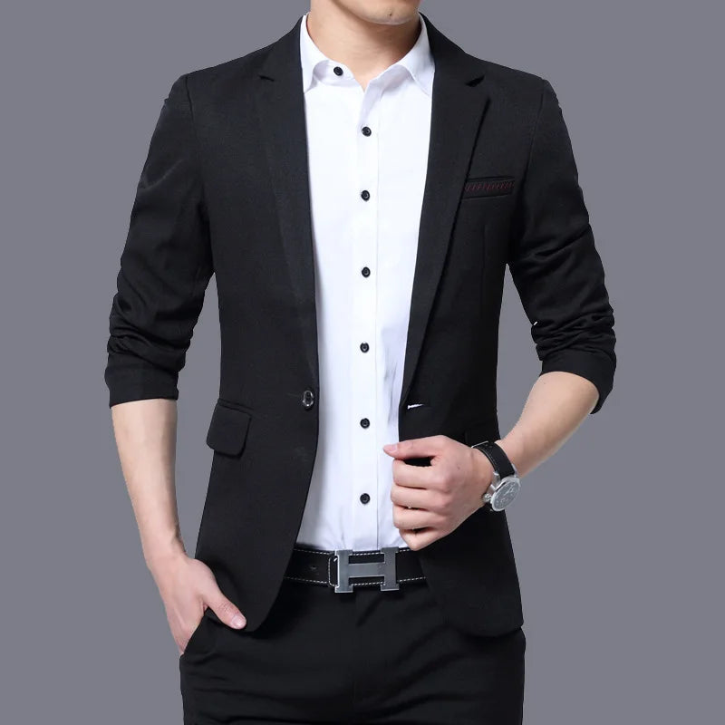 Blazer Slim Fit Casual Masculino Dom Veste