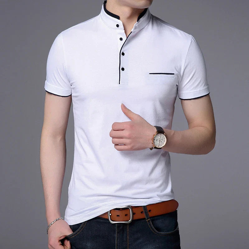 Camisa Polo Masculina Gola Padre Dom Veste