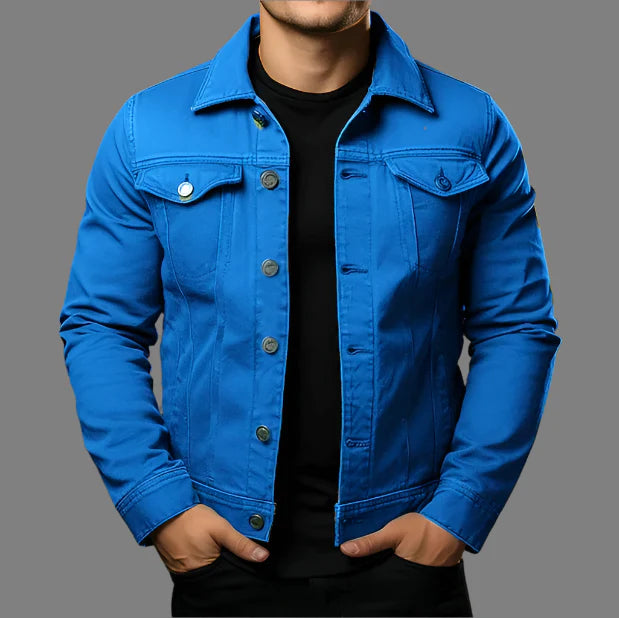 Jaqueta Jeans Slim Masculina Dom Veste