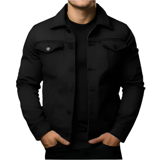 Jaqueta Jeans Slim Masculina Dom Veste