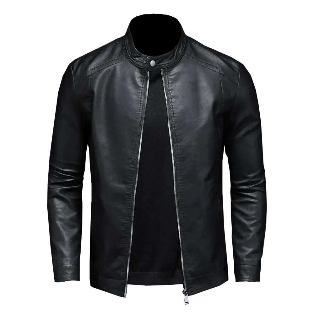 Jaqueta Masculina de Couro Classic Dom Veste