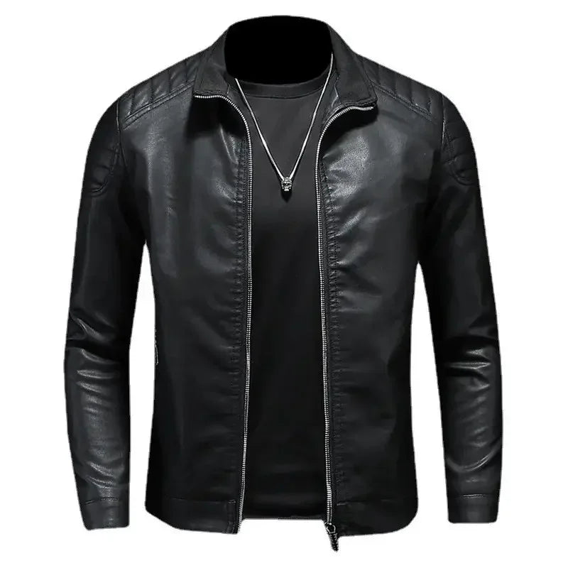 Jaqueta Masculina de Couro Dom Veste